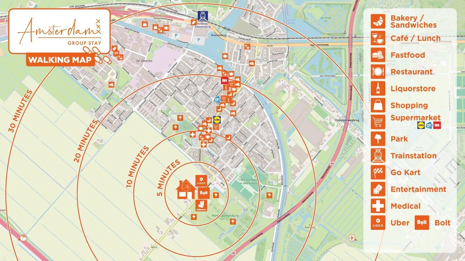 Amsterdam Group Stay - Jacuzzi, Sauna & Cinema Zwanenburg Hébergement de vacances
